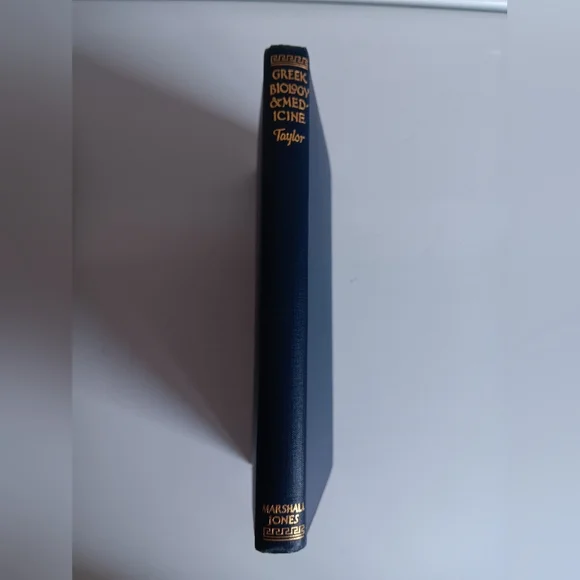 Greek Biology and Medicine 1st Edition 1922 Vintage Hardback Book